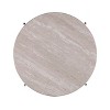 Silas Round Faux Stone End Table - CK5742 - Charcoal - SEI - 4 of 4