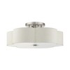 Livex Lighting Solstice 6 - Light Semi-Flush Mount in  Brushed Nickel - 2 of 4
