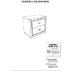 NicBex Nightstand with 2 Drawers,Side Table with Handles and Wood Frame,Modern Bedside Table for Bedroom,Living Room - 4 of 4