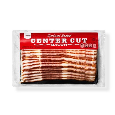 Hardwood Smoked Center Cut Bacon - 12oz - Market Pantry™