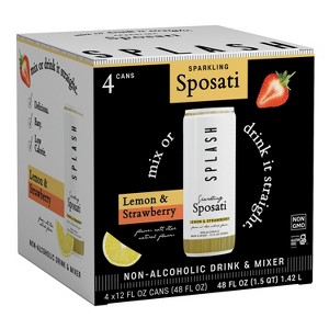 SPLASH Mixers Sparkling Sposati - 4-pack, 12 oz - 1 of 4