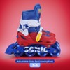 Sonic the Hedgehog 2in1 Kids Roller Skates, Transform from Quads to Inlines Skates, Durable Hardshell Boot, LED Wheels ABEC-7 Carbon Steel Bearings - 3 of 4
