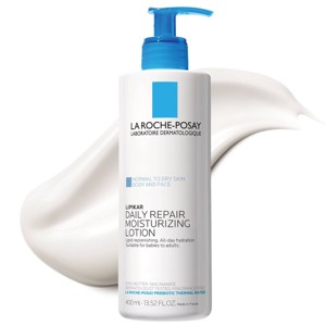 La Roche Posay Lipikar Daily Repair Moisturizing Body Lotion Unscented - 13.52 fl oz - 1 of 4