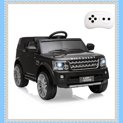 Garvee Kids' 12V Licensed Land Rover Ride-On Car with Remote Control, MP3 Player, LED Lights, Spring Suspension, Ride On Toy for Ages 2–6