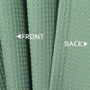 Waterproof Waffle Weave Textured Kitchen Valances for Windows 60"x15", Washable Short Window Curtains for Bathroom, Living Room, or Bedroom - 4 of 4