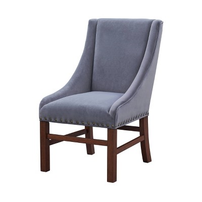 Martinique Classic Accent Dining Armchair Gray - Treasure Trove Accents