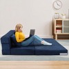 Folding Sofa Bed, Convertible Sleeper Chair,  with 2 Pillow, Memory Foam Washable Cover for Living Room/Bedroom/Guest - 4 of 4