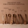 Attop Wooden kitchen Utensils Set, Acacia Wood 8pcs Cooking Utensil Set for Nonstick Cookware - 3 of 4