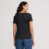 Lands' End Women's Supima Cotton Short Sleeve Scoop Neck Tee - 2 of 4