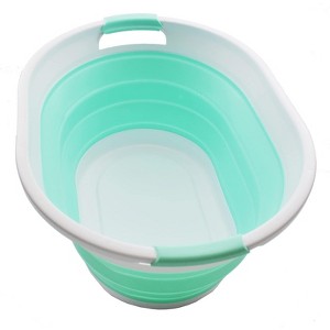 SAMMART 32L (8.4 Gallon) Collapsible Plastic Laundry Basket - 1 of 4
