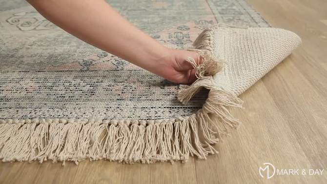 Mark & Day Sandown Woven Indoor Area Rugs Sage, 2 of 9, play video