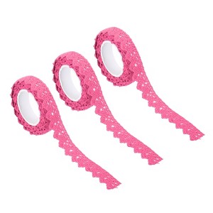 Unique Bargains Cotton Self-Adhesive Lace Ribbon for DIY Craft Scrapbooking - 1 of 3