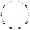 MEINL Headed Wood Tambourine with Double Row Steel Jingles 10 in. Walnut Brown - 2 of 4
