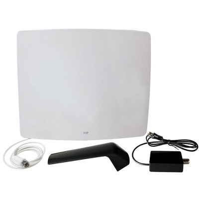 Monoprice Active Curved HD5 HDTV Antenna, 60 Mile Range