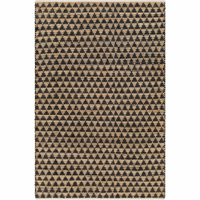 Hauteloom Colm Recycled Black Jean Rug