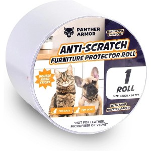 Panther Armor Anti Scratch Furniture Protectors, Protect Couch from Cats Scratching and Dogs - 1 of 4