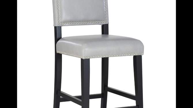 24" Brook Counter Height Barstool - Linon, 2 of 14, play video
