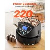 VEVOR USD Coin Sorter, Coin Counter Machine for 5 Kinds of USD Coins, Coin Sorter and Wrapper Machine Holds up to 2000 Coins, Black - 3 of 4