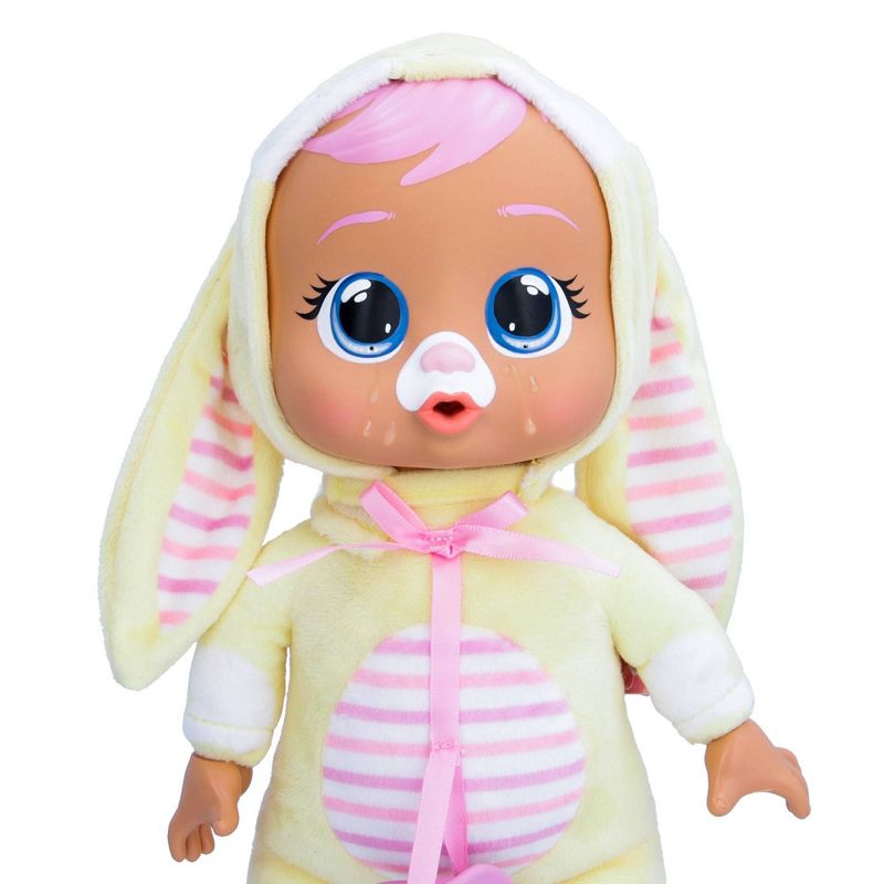 Cry Babies Tiny Cuddles Easter Bunny Sally 9&#34; Baby Doll, 4 of 7