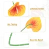 Unique Bargains Artificial Anthurium Lily Flowers for Home Decor 10 Pcs - 3 of 4