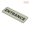 Unique Bargains Smooth Self-Adhesive Decor Home Business ENTRANCE Sign 2 Pcs - 3 of 4