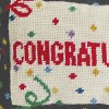 C&F Home 8" x 12" Congratulations Needlepoint Throw Pillow - 3 of 4