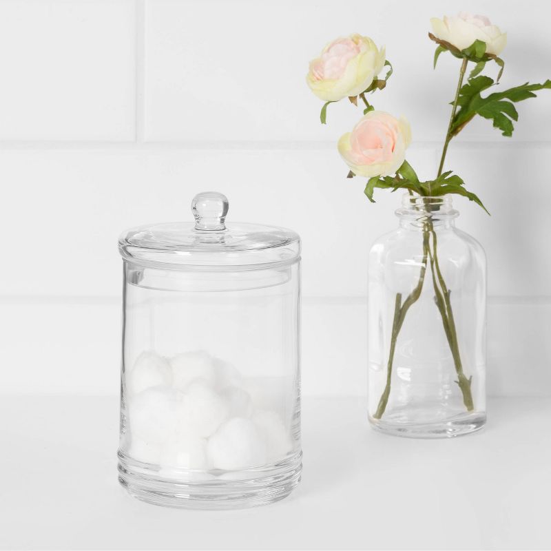Medium Canister Apothecary Glass Clear - Threshold&#8482;, 2 of 9
