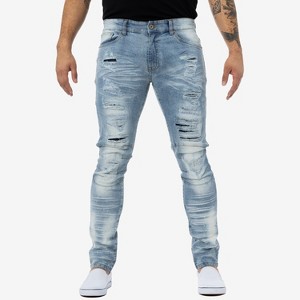 RAW X Men's Stretch Rip and Repair Jeans - 1 of 4