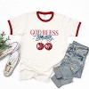 Simply Sage Market God Bless America Cherries Ringer Tee - 3 of 4