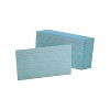 Oxford Ruled Index Cards 3 x 5 Blue 100/Pack 7321BLU - 2 of 2