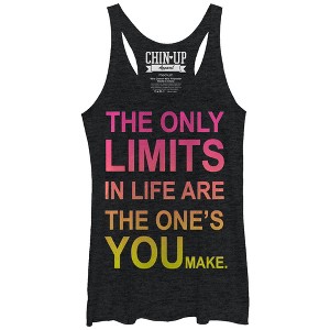 Women's CHIN UP No Limits Racerback Tank Top - 1 of 3