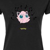 Women's - Pokémon - Jigglypuff Music Notes Fitted Graphic T-Shirt - 2 of 3