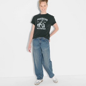Women's Short Sleeve Crewneck Graphic T-Shirt - Wild Fable™ - 1 of 4