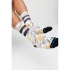 STANCE x WADE Men's Floral Print Crew Socks - Blue 6-12 - 4 of 4