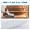 4 Pack 8-in x 30-in Non Slip Carpet Stair Treads with Reusable Adhesive  Stair Rugs Dark Grey - 4 of 4