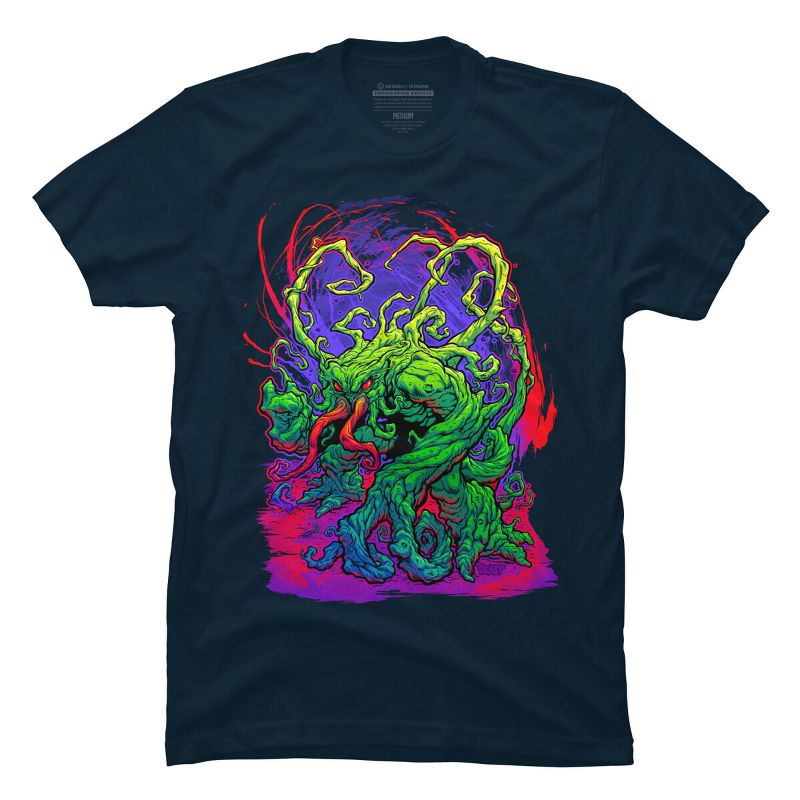 Men's Design By Humans RISE, TENDRIL, RISE! By BeastPop T-Shirt, 1 of 5