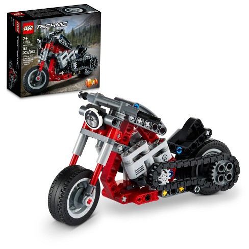 Lego Technic Motorcycle 2 In 1 Toy Model Building Set 42132 :