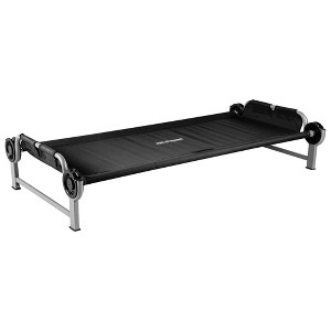Disc-O-Bed Youth Single Cot with Storage Organizer & Carry Bag - 1 of 4