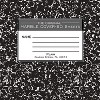 Roaring Spring Paper Products Composition Book, Unruled, 50 Sheets, 9.75" x 7.5" , Black Marble, Pack of 12 - 3 of 3