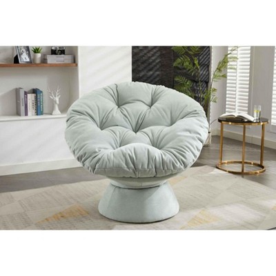 CAVINAS Oversized Swivel Accent Chair,Swivel Barrel Chair,Modern Upholstered Swivel Chairs for Living Room