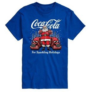 Men's - Coca Cola - For Sparkling Holidays Short Sleeve Graphic T-Shirt - 1 of 4