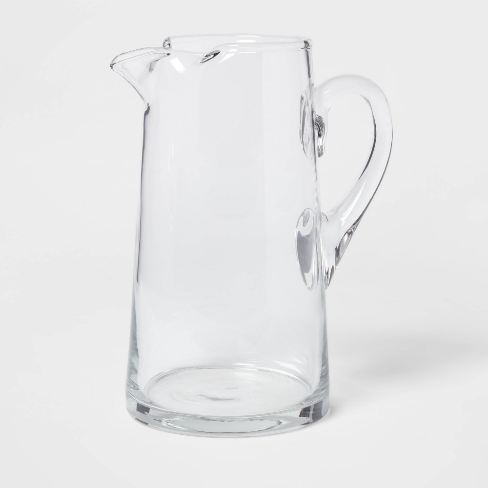 Photos - Serving Pieces 90 fl oz Glass Tall- Pitcher with Handle - Threshold™
