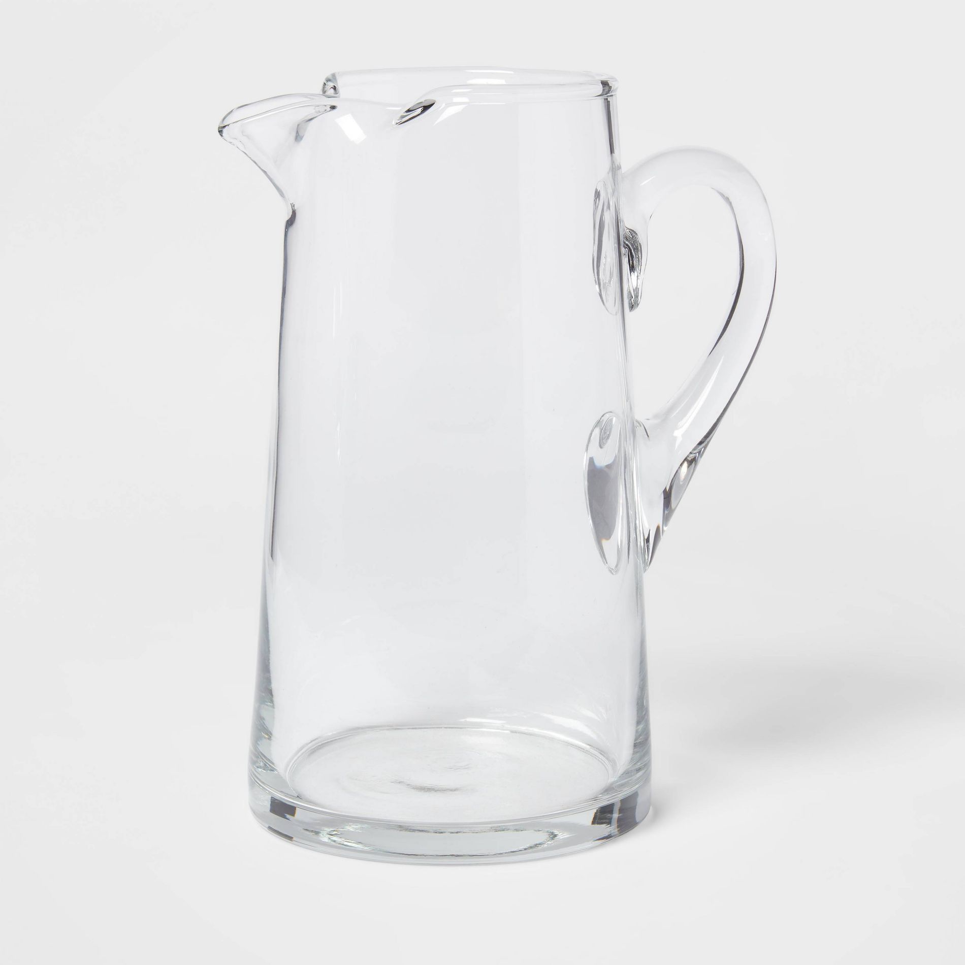 90 fl oz Glass Tall- Pitcher with Handle - Threshold™: Traditional Clear Drink Server, Lead-Free
