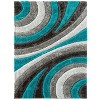 Luxe Weavers Modern Shag Geometric Indoor Area Rug - 2 of 4