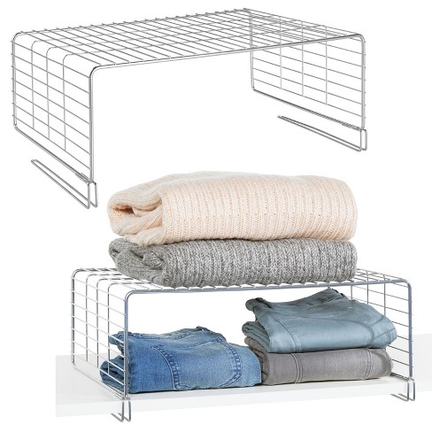 6 Pack Clear Shelf Dividers for Closet Organization, Clothes Dividers for  Shelves (8.25 x 11 In)