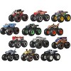 Hot Wheels Monster Trucks Toy Truck 12-Pack, Set of 12 Die-Cast 1:64 Scale Vehicles Styles May Vary - 2 of 4
