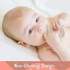 Baby Teething Toys, Silicone Baby Teether Baby Chew Toys Freezer Safe BPA Free, Soothe Babies Gums Teething - 4 of 4