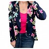 Women's Stretchy Floral Figure Flattering Blazer - HEIMISH USA - 4 of 4