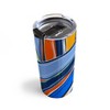 DorisciciArt autumn stripes Travel Mug 20 oz Stainless Steel Travel Mug - Deny Designs - 4 of 4