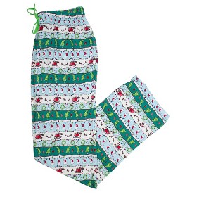 RuffleButts SoftSnooze Gender Inclusive Holiday Adult Pajama Pants - 1 of 1